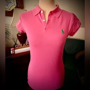 Ralph Lauren Bright Pink Polo Tee